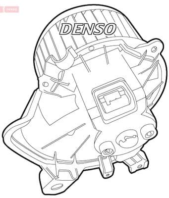 Ventilador del interior DENSO DEA01010