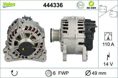 Alternador VALEO 444336