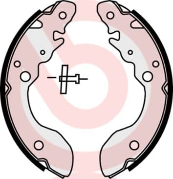 Juego de zapatas de frenos BREMBO S 79 520