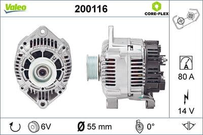 Alternador VALEO 200116