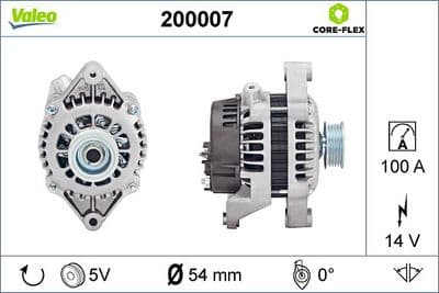 Alternador VALEO 200007