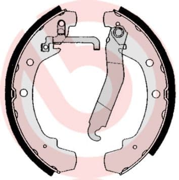 Juego de zapatas de frenos BREMBO S 85 510
