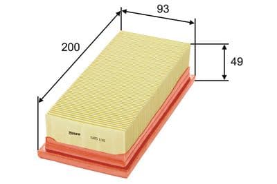 Filtro de aire VALEO 585131