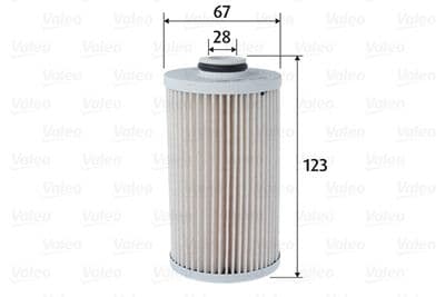 Filtro combustible VALEO 587083