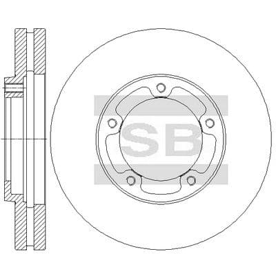 Disco de freno Hi-Q SD4323