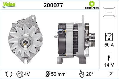 Alternador VALEO 200077