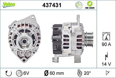 Alternador VALEO 437431