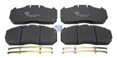 Juego de balatas de freno DT Spare Parts 3.96400