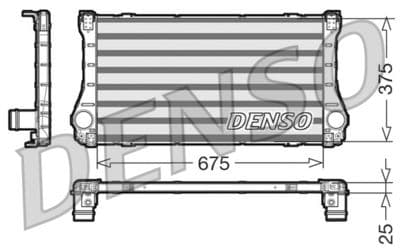 Radiador de aire de admisión DENSO DIT50002