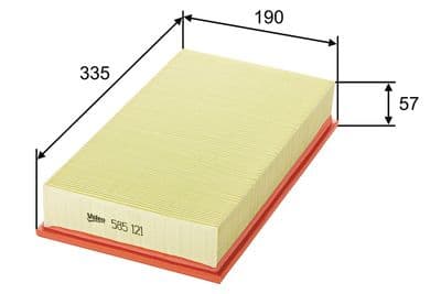Filtro de aire VALEO 585121