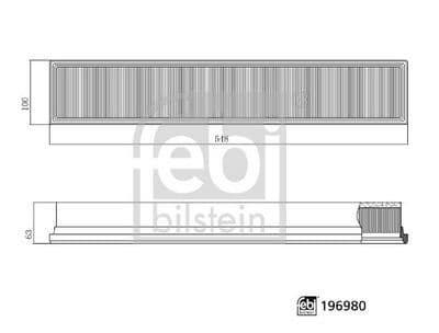 Filtro, aire del interior FEBI BILSTEIN 196980