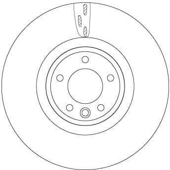 Disco de freno TRW DF6957S