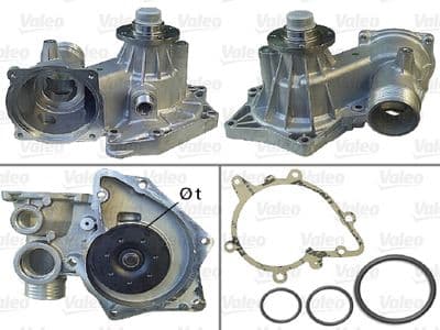 Bomba de agua, refrigeración del motor VALEO 506631