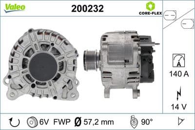 Alternador VALEO 200232