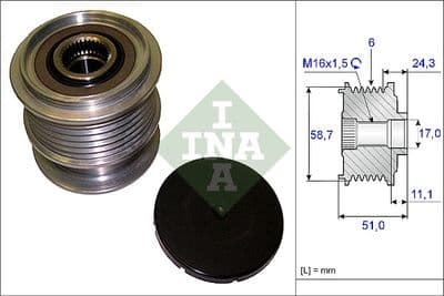 Rueda libre del alternador Schaeffler INA 535 0200 10