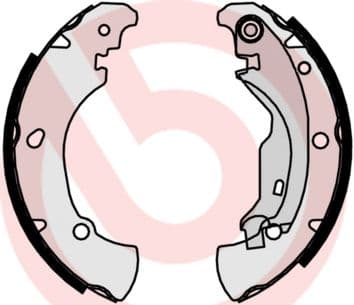 Juego de zapatas de frenos BREMBO S 23 519