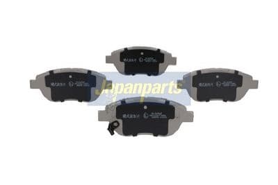 Juego de balatas de freno JAPANPARTS PA-0076AF
