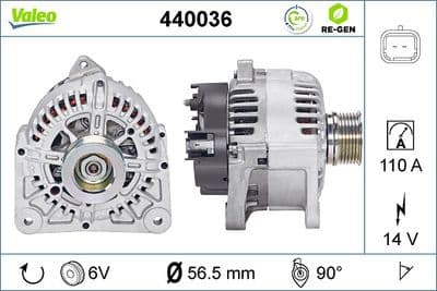 Alternador VALEO 440036