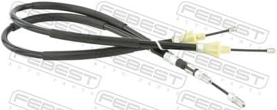 Cable de accionamiento, freno de estacionamiento FEBEST 24100-SCIIR