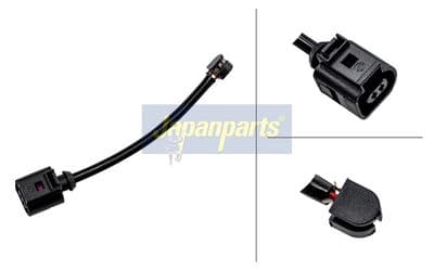 Contacto de aviso, desgaste de balatas de frenos JAPANPARTS BPW-027