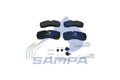 Juego de balatas de freno SAMPA 093.850
