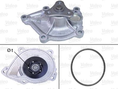 Bomba de agua, refrigeración del motor VALEO 506914