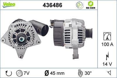 Alternador VALEO 436486