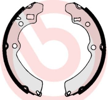 Juego de zapatas de frenos BREMBO S 79 512