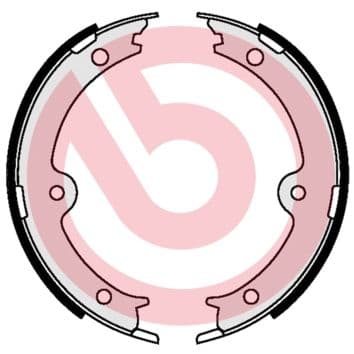 Juego de zapatas de frenos, freno de mano BREMBO S 83 564