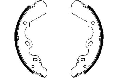 Juego de zapatas de frenos Kavo Parts KBS-3907