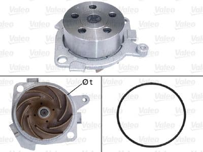 Bomba de agua, refrigeración del motor VALEO 506525