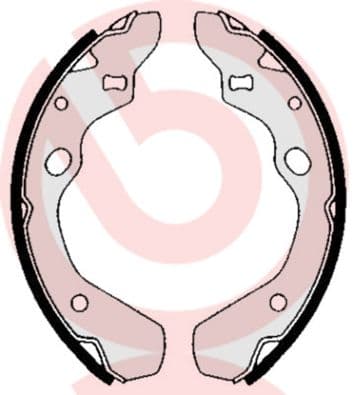 Juego de zapatas de frenos BREMBO S 49 504