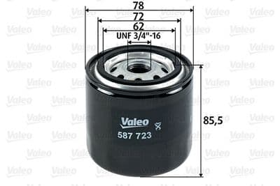Filtro combustible VALEO 587723