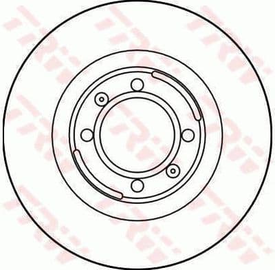 Disco de freno TRW DF1705