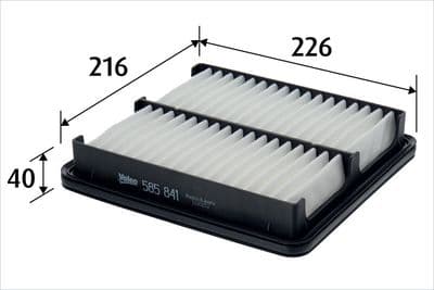 Filtro de aire VALEO 585841