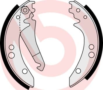 Juego de zapatas de frenos BREMBO S 50 514