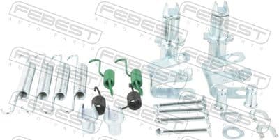 Juego de accesorios, zapatas de freno de estacionamiento FEBEST 0304-CRVR-KIT