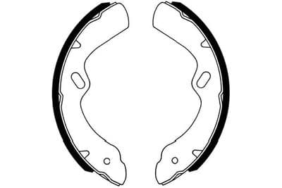 Juego de zapatas de frenos Kavo Parts KBS-3910