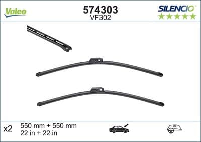 Limpiaparabrisas VALEO 574303