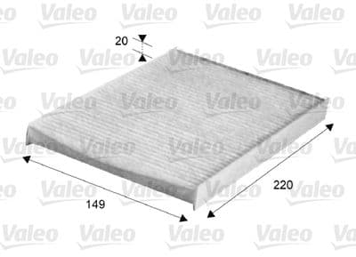 Filtro, aire del interior VALEO 716047