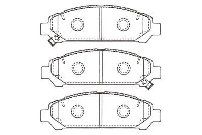 Juego de balatas de freno Kavo Parts KBP-9146