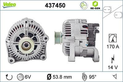Alternador VALEO 437450