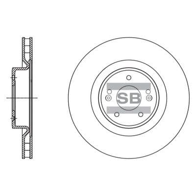 Disco de freno Hi-Q SD1117