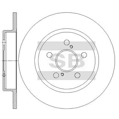 Disco de freno Hi-Q SD4978
