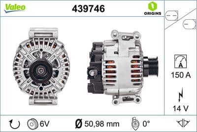Alternador VALEO 439746