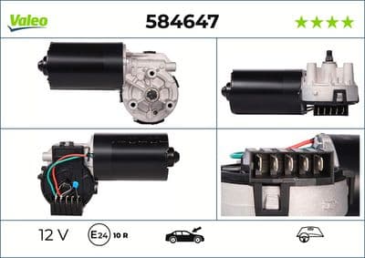 Motor del limpiaparabrisas VALEO 584647