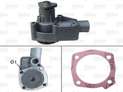 Bomba de agua, refrigeración del motor VALEO 506134