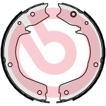 Juego de zapatas de frenos, freno de mano BREMBO S 54 524