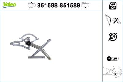 Elevador para ventanas VALEO 851588