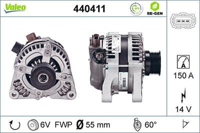 Alternador VALEO 440411